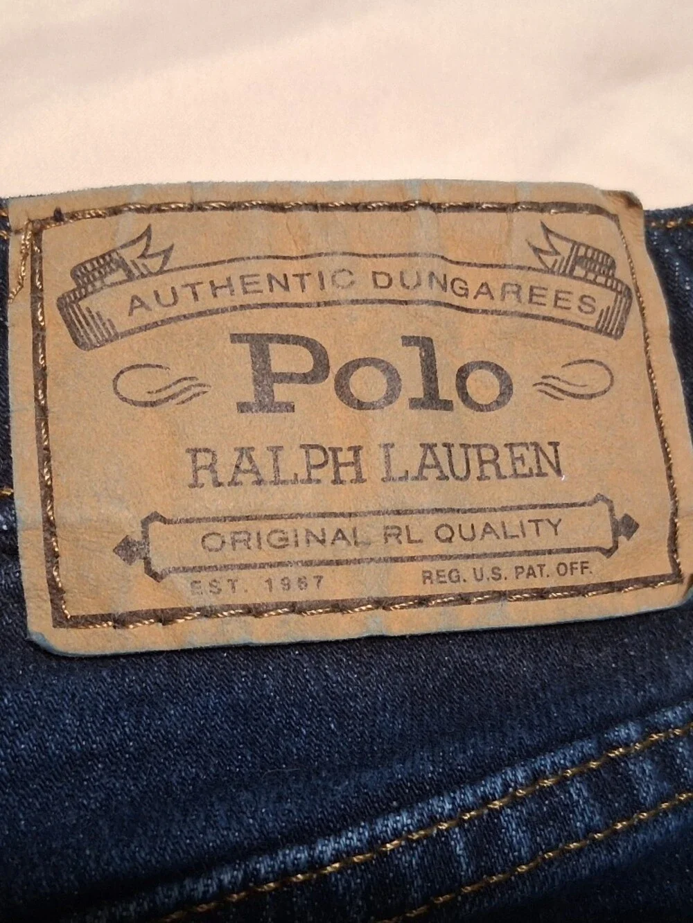 POLO RALPH LAUREN Men's Dark Wash Slim Fit Jeans Size 29